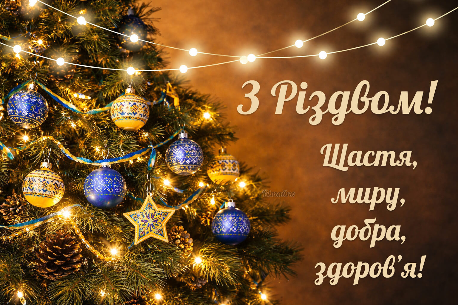 Детальніше про статтю Привітання з Різдвом Христовим!
